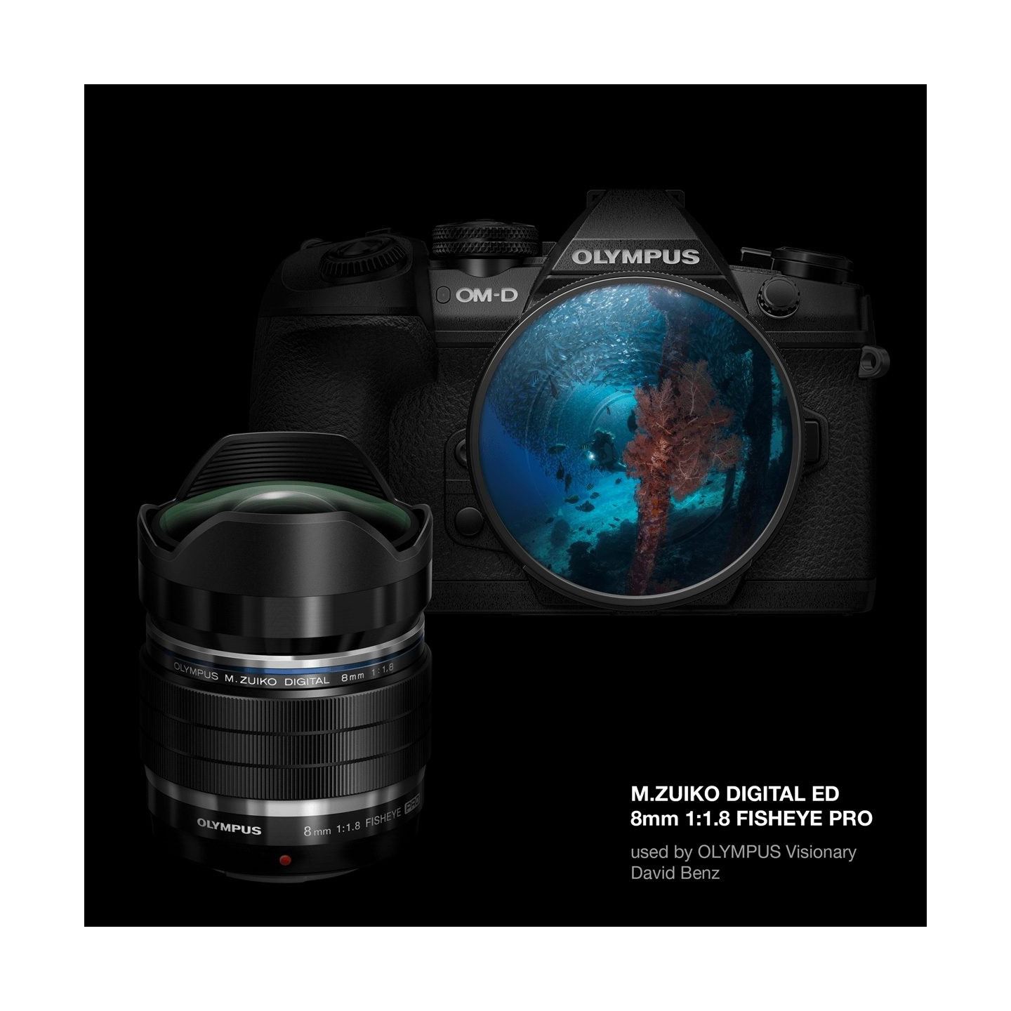M.ZUIKO DIGITAL ED 8mm F1.8 FISHEYE PRO - 8mm F1.8 - Ultra-wide fisheye lens — Buy in Cyprus with Fast Delivery