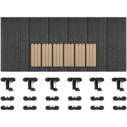 Buy Streamplify Acoustic Panel - Grey 60x30 cm, 12 mm -20dB Noise Reduction in Cyprus, Nicosia, Limassol, Larnaka, Pafos