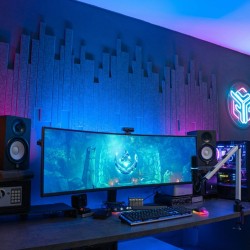 Buy Streamplify Acoustic Panel - Grey 60x30 cm, 12 mm -20dB Noise Reduction in Cyprus, Nicosia, Limassol, Larnaka, Pafos