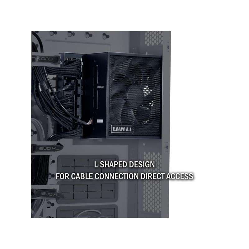 Buy Lian Li Edge 850W Fully Modular ATX PSU - 80+ Platinum, Black in Cyprus, Nicosia, Limassol, Larnaka, Pafos