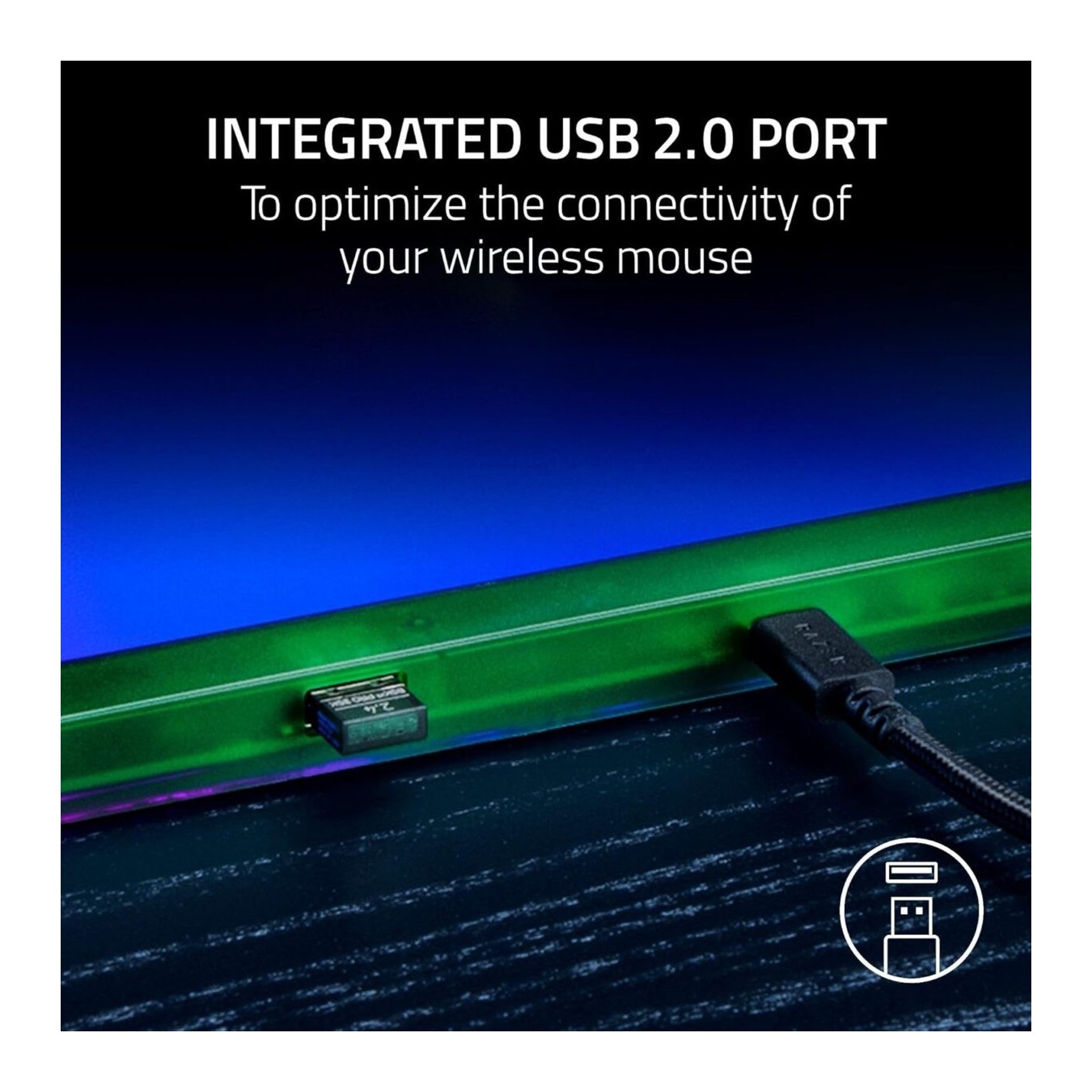 Razer Firefly V2 Pro Phantom Green – RGB Gaming Mouse Pad w/ USB Hub | Armenius Store