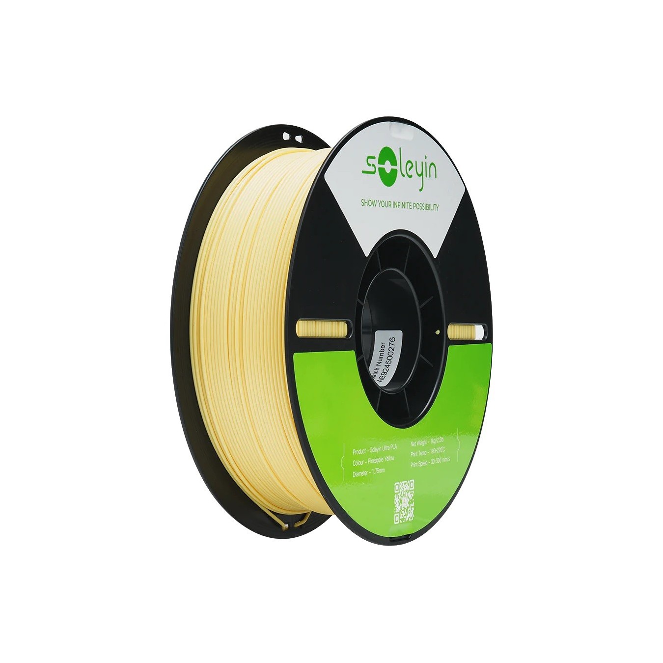 Creality Soleyin Ultra PLA Pineapple Yellow 1 kg Spool - Pineapple Yellow, 1.75 mm — Buy in Cyprus with Fast Delivery