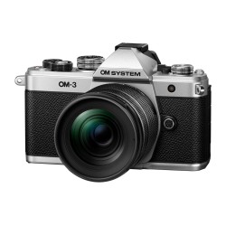 Buy Olympus OM System OM-3 - OM-3 - (Silver kit with M.Zuiko 12-45mm F4 PRO, hoo... in Cyprus, Nicosia, Limassol, Larnaka, Pafos
