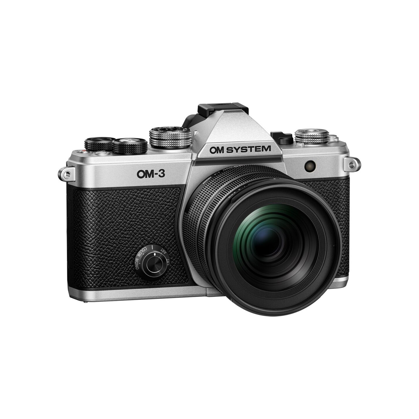 Olympus OM System OM-3 - OM-3 - (Silver kit with M.Zuiko 12-45mm F4 PRO, hood & wrap) — Buy in Cyprus with Fast Delivery