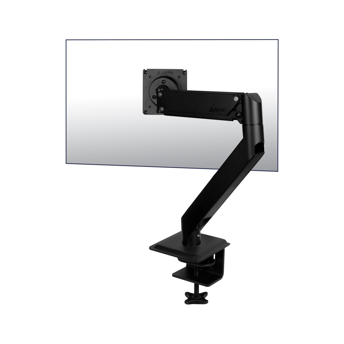 ARCTIC X1-3D Single Monitor Arm with 3D Gas Spring Movement - Black (Boxed) — Buy in Cyprus with Fast Delivery