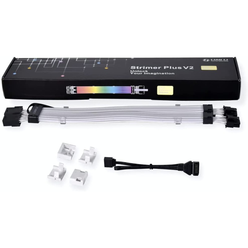 Buy Lian Li STRIMER Plus V2 - STRIMER Plus V2 - ARGB 108-LED 8-Pin GPU Extension... in Cyprus, Nicosia, Limassol, Larnaka, Pafos