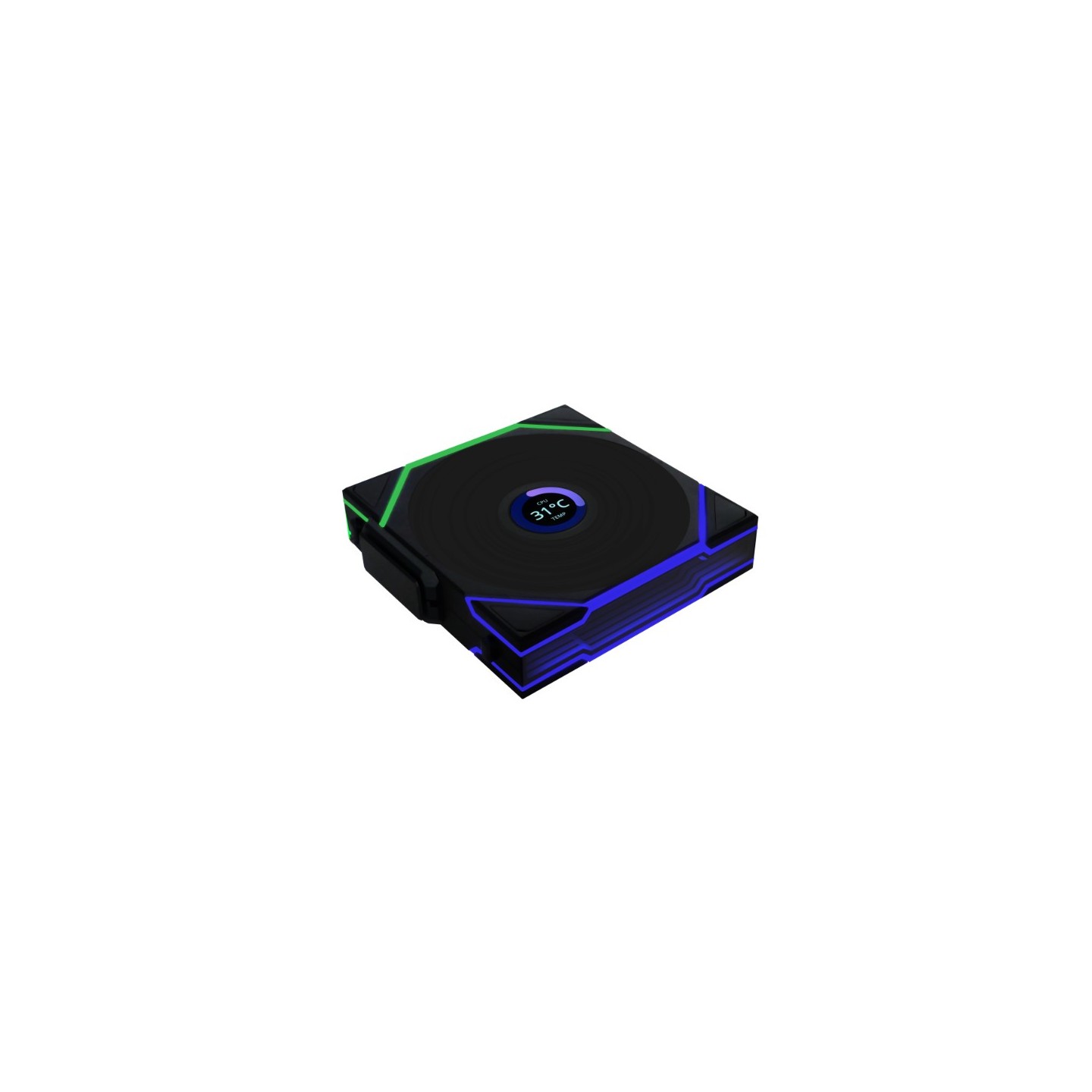 Lian Li UNI FAN TL-LCD Wireless Reverse 120 Case Fan - Black 3-Pack + Controller (Boxed) — Buy in Cyprus with Fast Delivery