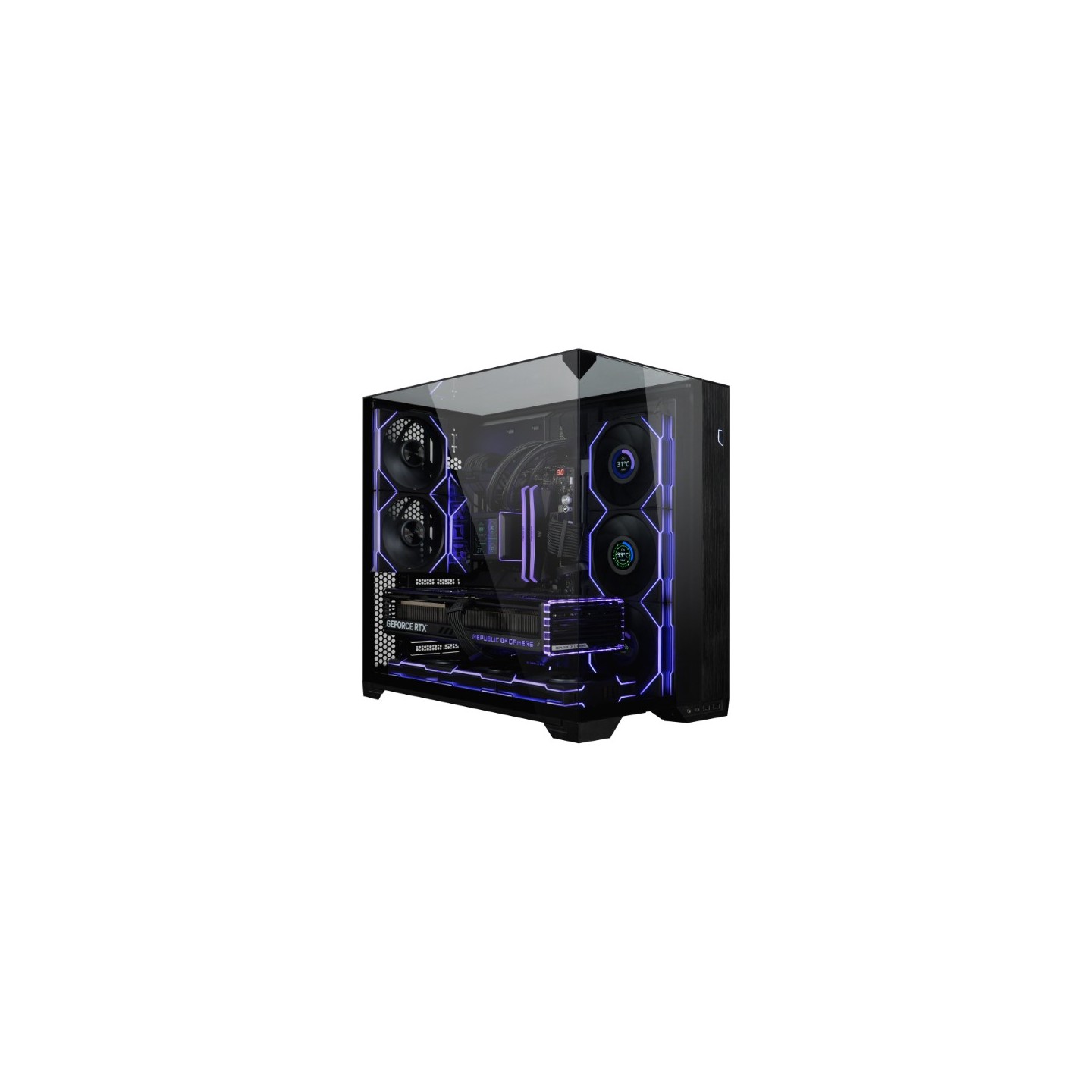 Lian Li UNI FAN TL-LCD Wireless Reverse 120 Case Fan - Black 3-Pack + Controller (Boxed) — Buy in Cyprus with Fast Delivery