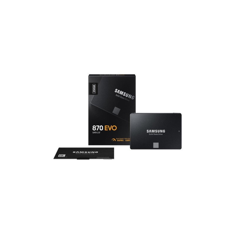 Buy Samsung 870 EVO - MZ-77E250B EU - 250GB SATA III 2.5in SSD in Cyprus, Nicosia, Limassol, Larnaka, Pafos