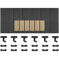 Buy Streamplify Acoustic Panel - 9 Pack - Grey, 60x30 cm, 12 mm, 20 dB Noise Red... in Cyprus, Nicosia, Limassol, Larnaka, Pafos