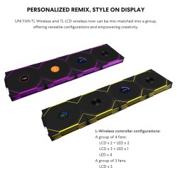 Buy Lian Li UNI FAN TL-LCD Wireless Reverse 140 - TL-LCD - Black, 140mm in Cyprus, Nicosia, Limassol, Larnaka, Pafos
