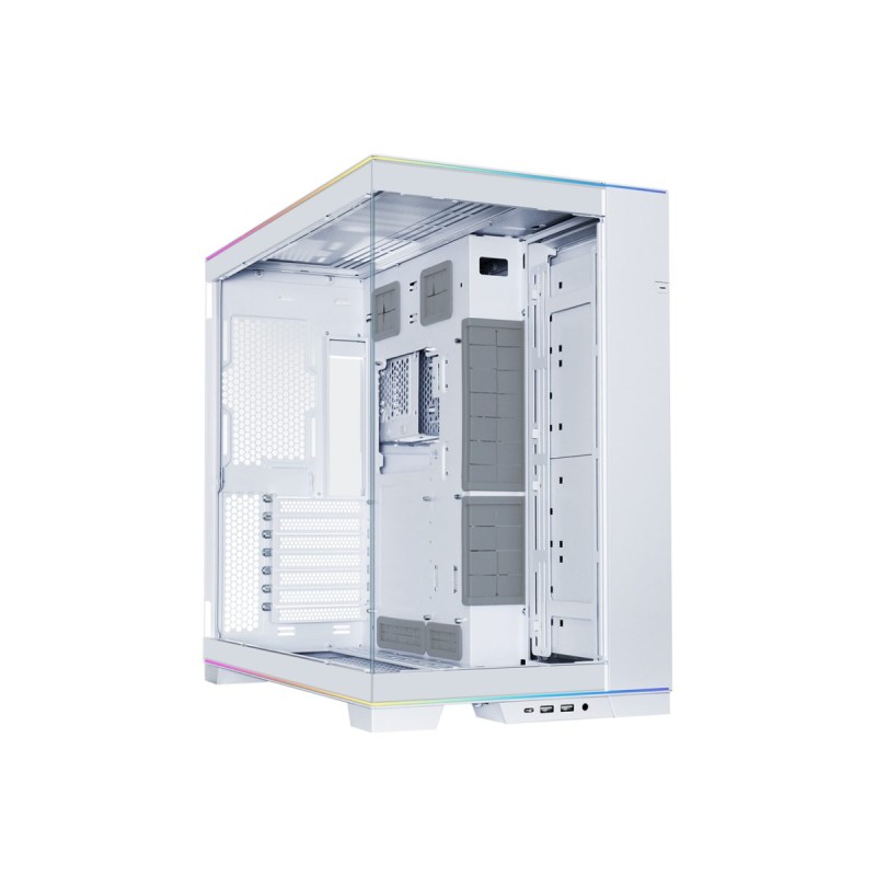 LIAN LI O11D EVO RGB White - E-ATX Full Tower, ARGB Lighting, Reversible Chassis (Boxed) — Buy in Cyprus with Fast Delivery