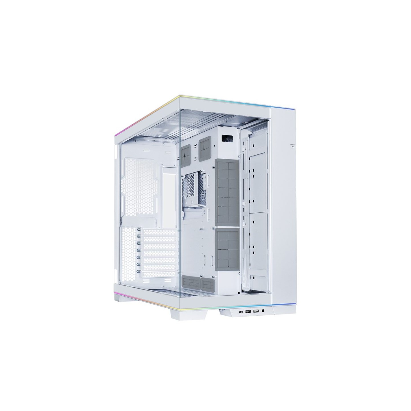 LIAN LI O11D EVO RGB White - E-ATX Full Tower, ARGB Lighting, Reversible Chassis (Boxed) — Buy in Cyprus with Fast Delivery