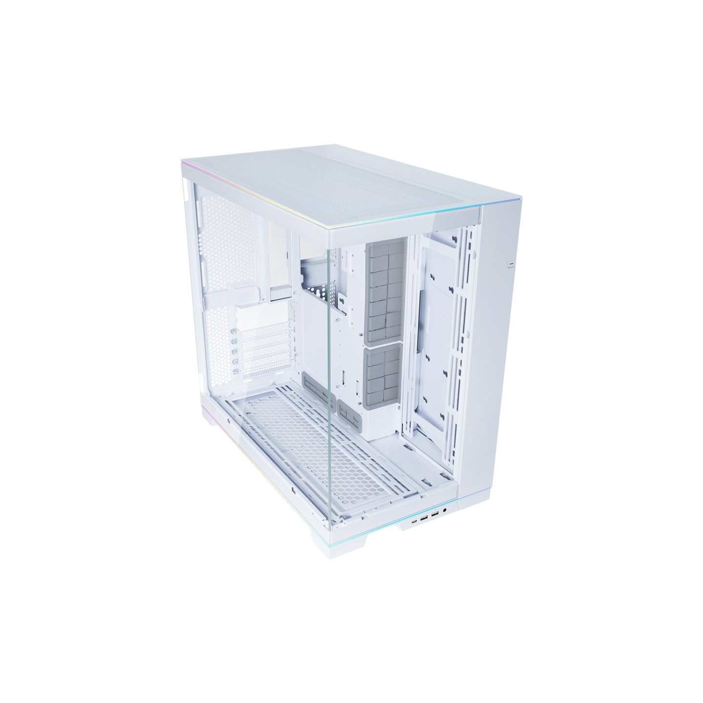 LIAN LI O11D EVO RGB White - E-ATX Full Tower, ARGB Lighting, Reversible Chassis (Boxed) — Buy in Cyprus with Fast Delivery