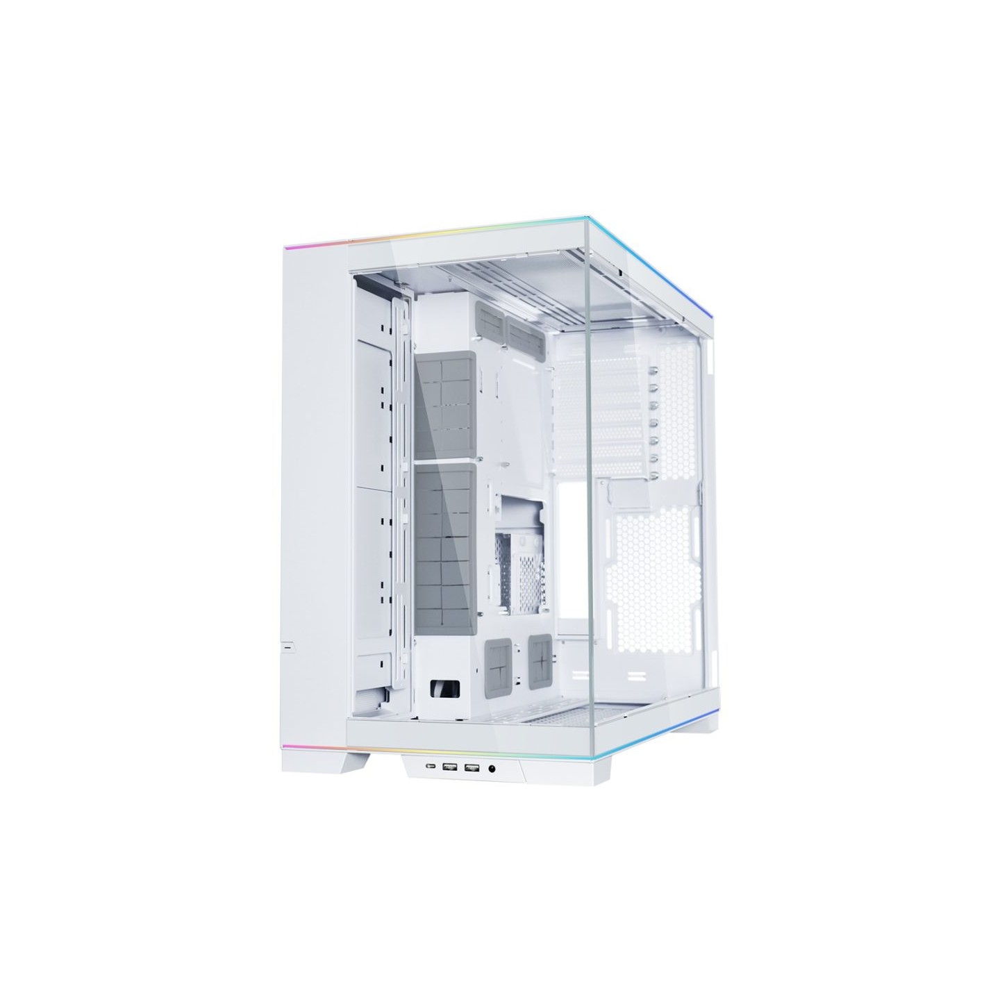 LIAN LI O11D EVO RGB White - E-ATX Full Tower, ARGB Lighting, Reversible Chassis (Boxed) — Buy in Cyprus with Fast Delivery