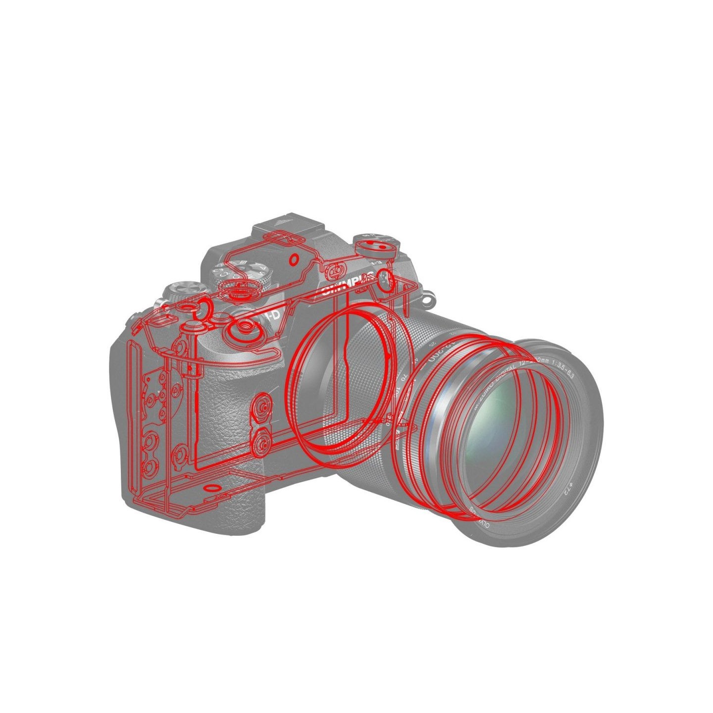 Olympus M.Zuiko Digital ED 12-200mm F3.5-6.3 - 12-200mm F3.5-6.3 - Black Ultra-zoom for MFT — Buy in Cyprus with Fast Delivery