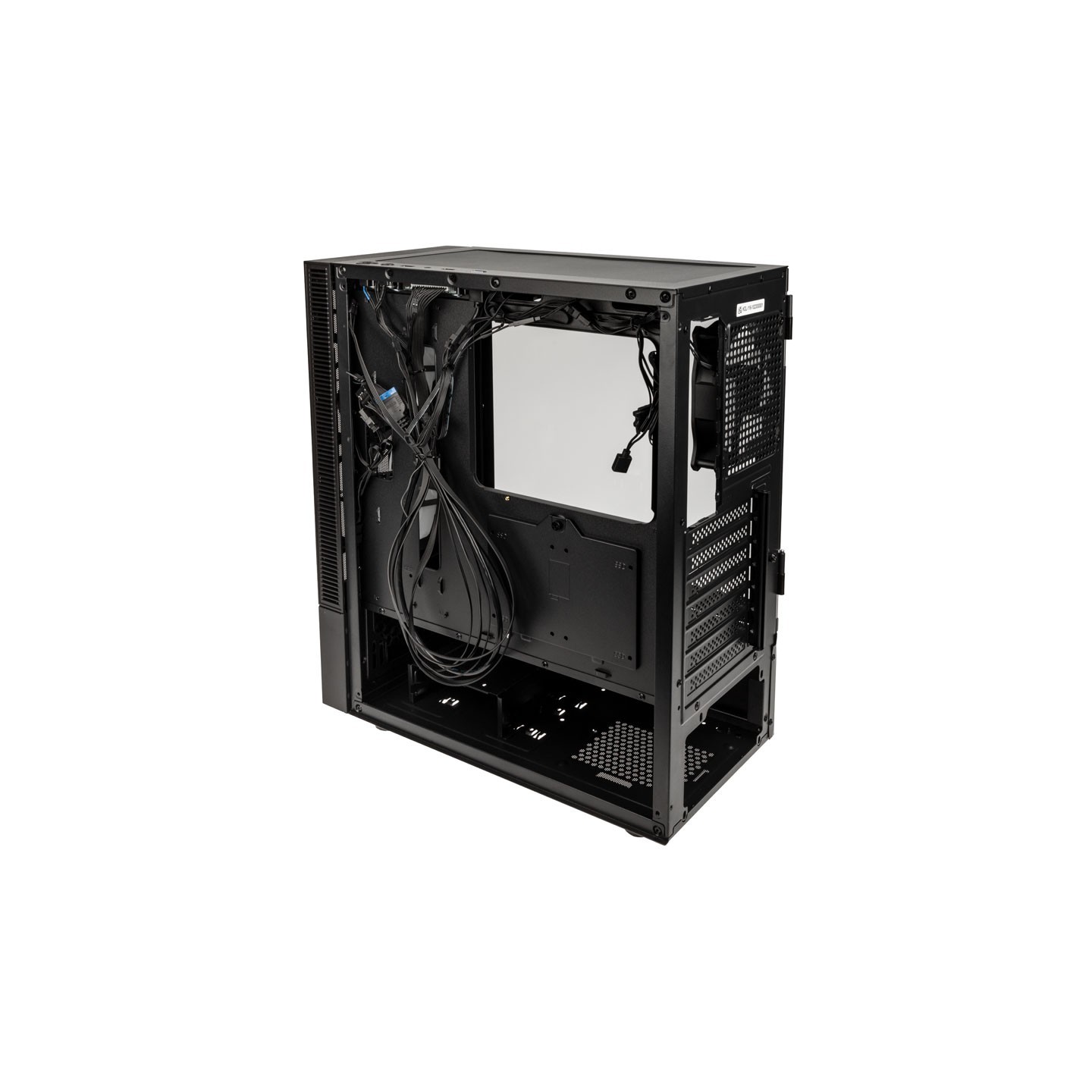 Kolink Observatory MX Mesh ARGB Midi Tower Case - Black - 5 ARGB Fans Included (2x140mm, 3x120mm) - 5999094005822 (Boxed)