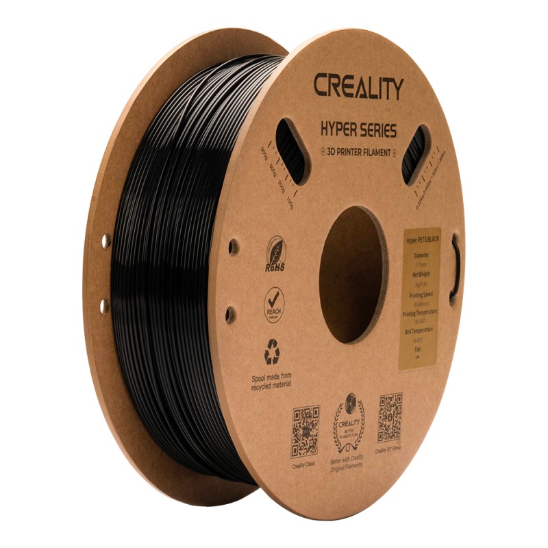 Buy Creality Hyper-PETG Filament - Black - 1.75mm, 1kg, Fast Print, Chemical/Sun... in Cyprus, Nicosia, Limassol, Larnaka, Pafos