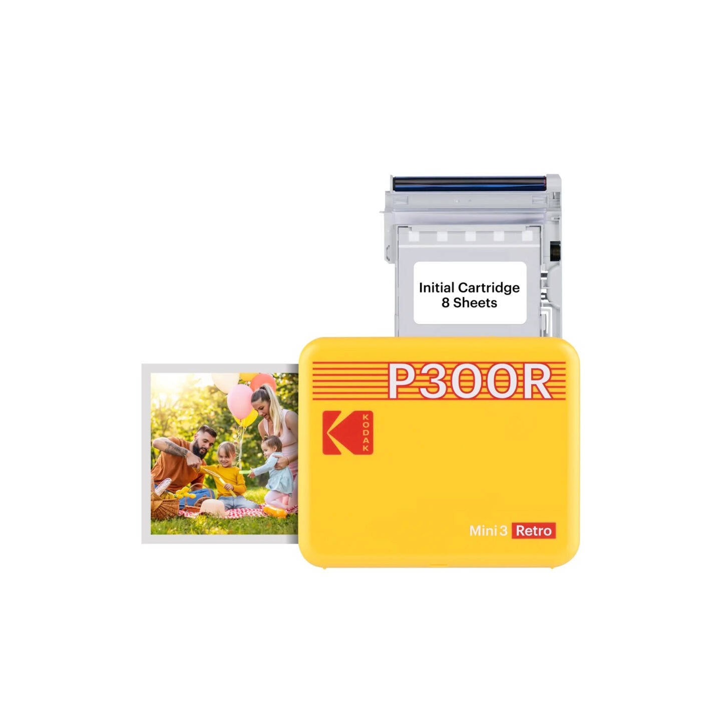 Kodak Mini 3 Retro 4PASS Smartphone Photo Printer - Mini 3 Retro - Yellow, Portable — Buy in Cyprus with Fast Delivery