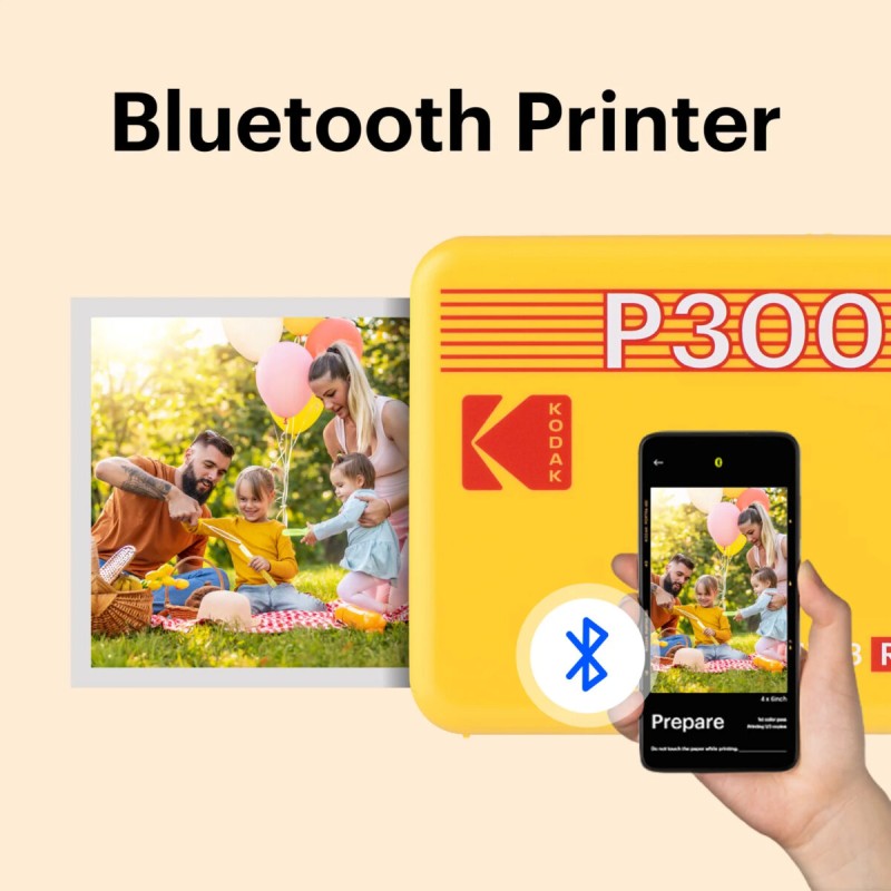 Buy Kodak Mini 3 Retro 4PASS Smartphone Photo Printer - Mini 3 Retro - Yellow, P... in Cyprus, Nicosia, Limassol, Larnaka, Pafos