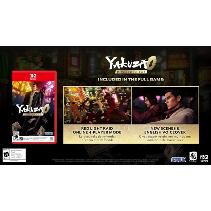 Buy Yakuza 0 Director's Cut - Nintendo Switch 2 - Action-Adventure, Red Light Ra... in Cyprus, Nicosia, Limassol, Larnaka, Pafos