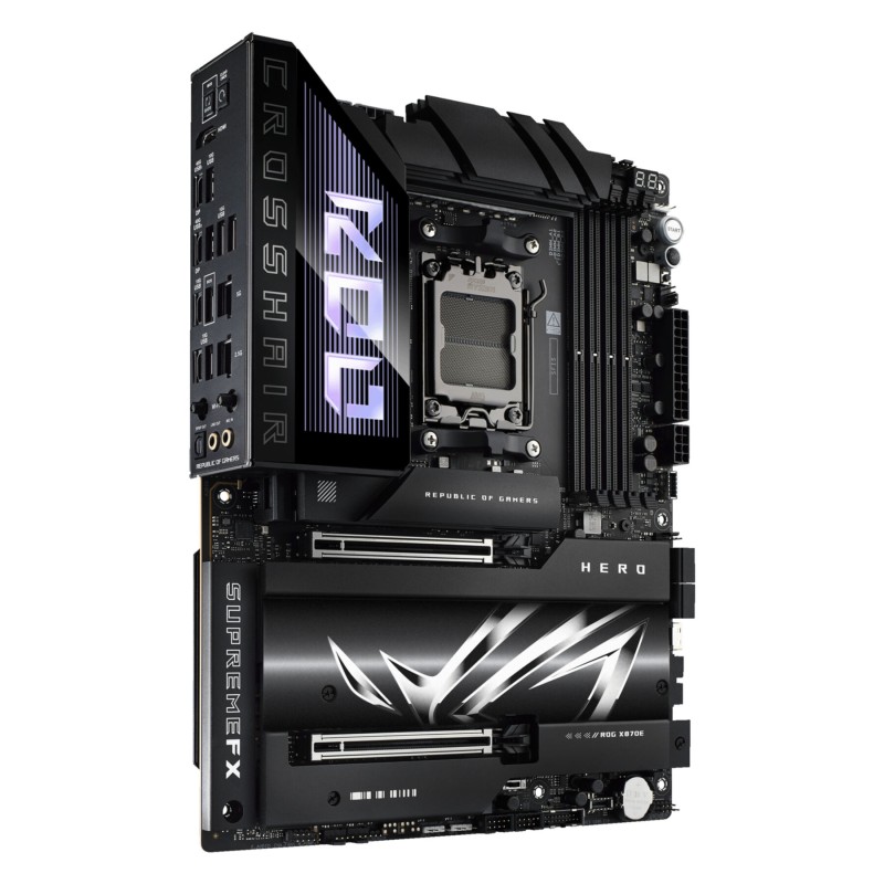 Buy ASUS ROG Crosshair X870E Hero - AM5 ATX Motherboard - DDR5, 4x DIMM, 192GB, ... in Cyprus, Nicosia, Limassol, Larnaka, Pafos