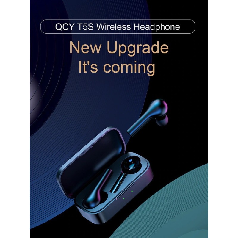 Buy QCY T5 TWS Earbuds - T5 - White, 6mm Driver, 5h Battery, ENC, IPX5 in Cyprus, Nicosia, Limassol, Larnaka, Pafos
