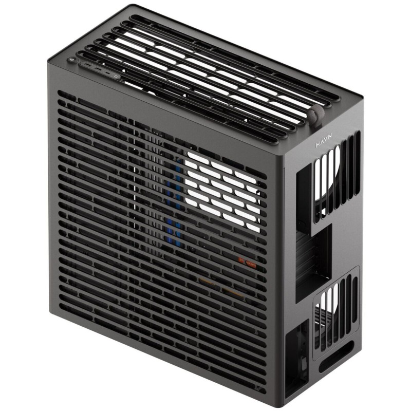 Buy HAVN HS 420 Black Premium Midi Tower Case - HS 420 - Horizontal GPU orientat... in Cyprus, Nicosia, Limassol, Larnaka, Pafos
