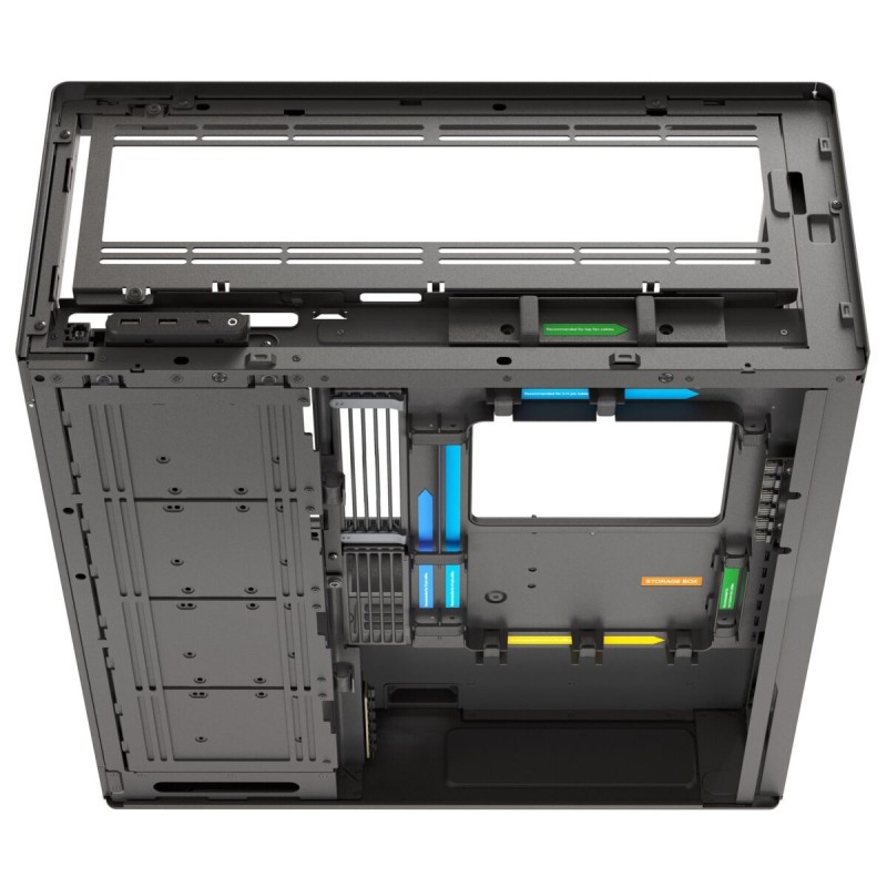 Buy HAVN HS 420 Black Premium Midi Tower Case - HS 420 - Horizontal GPU orientat... in Cyprus, Nicosia, Limassol, Larnaka, Pafos