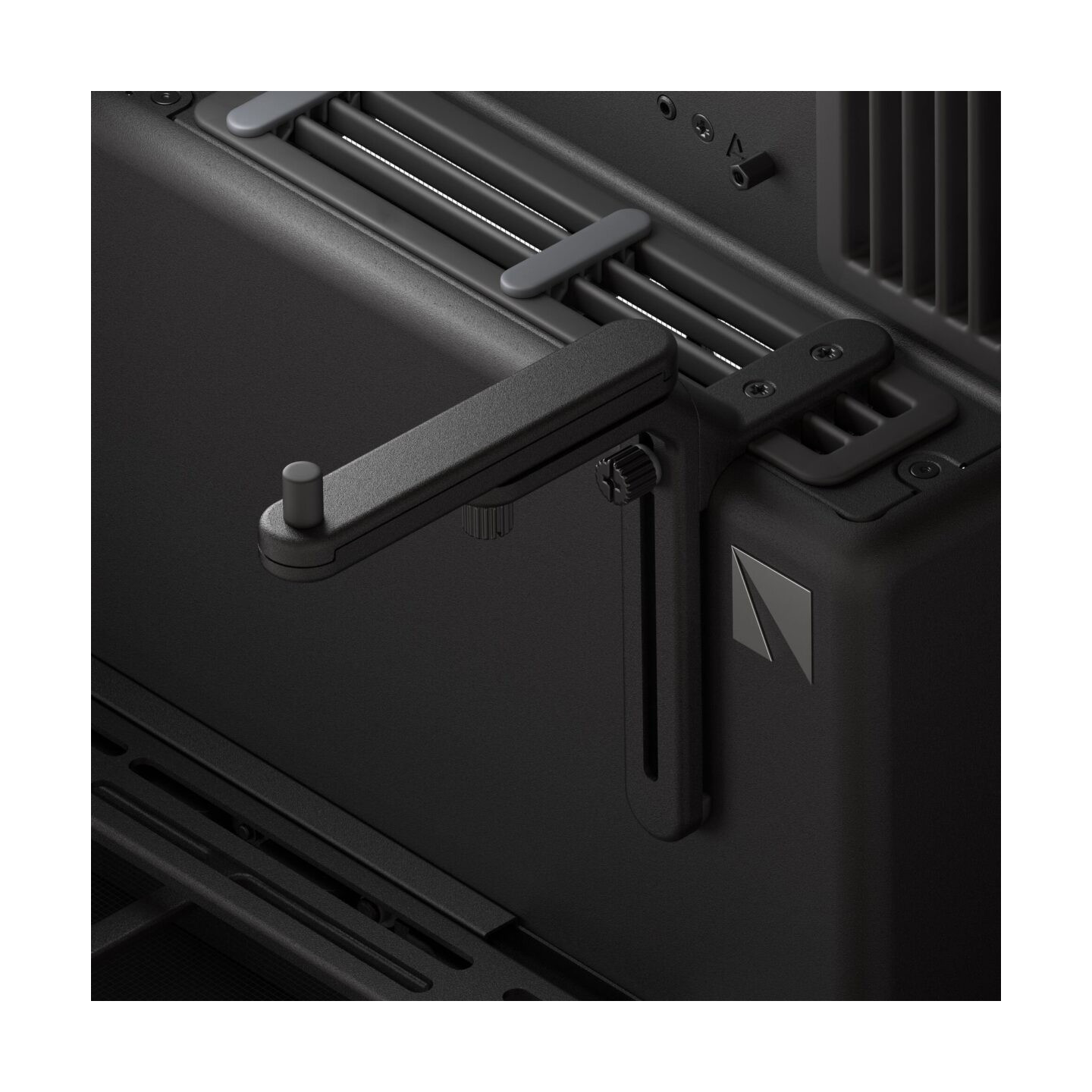 HAVN HS 420 Black Premium Midi Tower Case - HS 420 - Horizontal GPU orientation, 2-chamber design (Boxed)