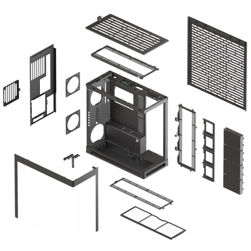 Buy HAVN HS 420 Black Premium Midi Tower Case - HS 420 - Horizontal GPU orientat... in Cyprus, Nicosia, Limassol, Larnaka, Pafos