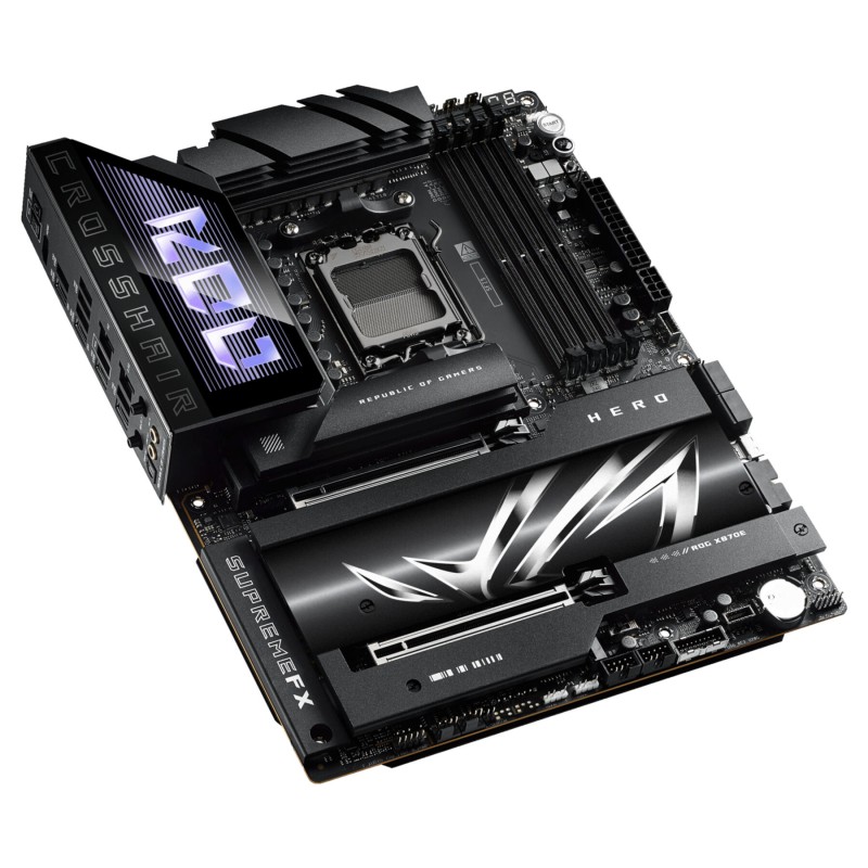 Buy ASUS ROG Crosshair X870E Hero - AM5 ATX Motherboard - DDR5, 4x DIMM, 192GB, ... in Cyprus, Nicosia, Limassol, Larnaka, Pafos