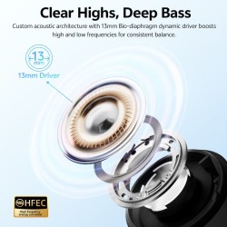 Buy QCY AilyBuds E10 Black - E10 - TWS Earbuds, Hi-Res LDAC, 13mm Bio-diaphragm,... in Cyprus, Nicosia, Limassol, Larnaka, Pafos