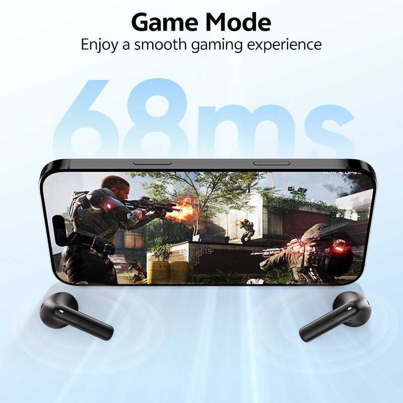 Buy QCY AilyBuds E10 Black - E10 - TWS Earbuds, Hi-Res LDAC, 13mm Bio-diaphragm,... in Cyprus, Nicosia, Limassol, Larnaka, Pafos