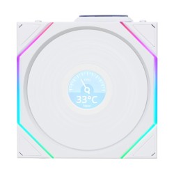 Lian Li UNI FAN TL LCD 120 Wireless Reverse White - 12RTLLCD1W1W (Boxed) — Buy in Cyprus with Fast Delivery