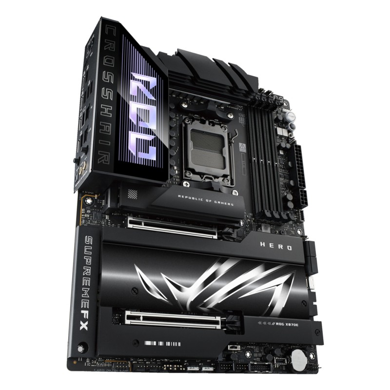 Buy ASUS ROG Crosshair X870E Hero - AM5 ATX Motherboard - DDR5, 4x DIMM, 192GB, ... in Cyprus, Nicosia, Limassol, Larnaka, Pafos