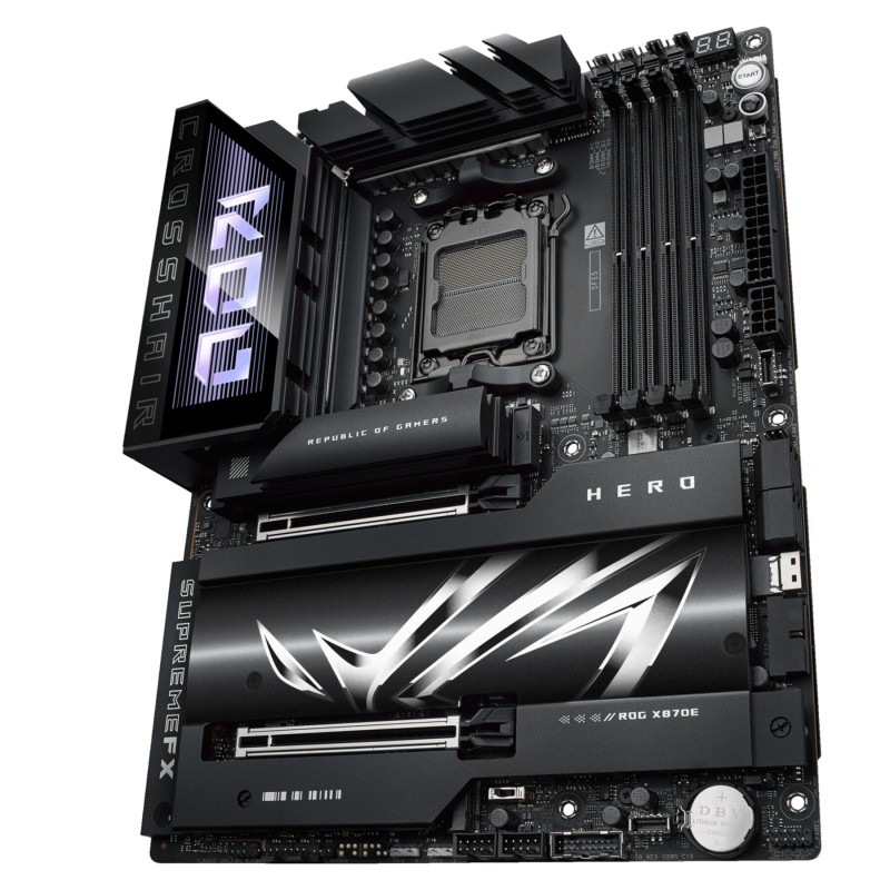 Buy ASUS ROG Crosshair X870E Hero - AM5 ATX Motherboard - DDR5, 4x DIMM, 192GB, ... in Cyprus, Nicosia, Limassol, Larnaka, Pafos