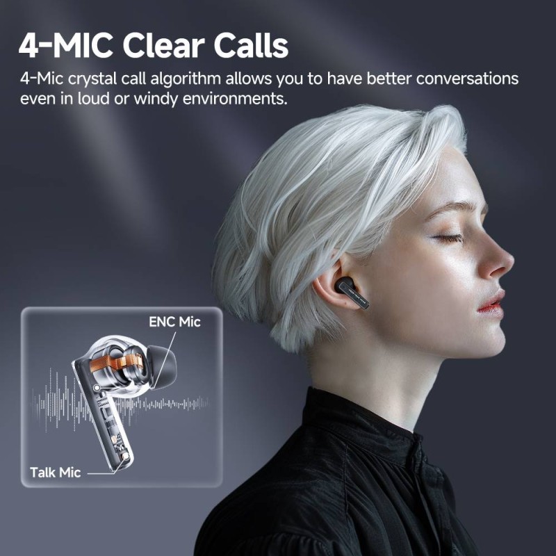 Buy QCY MeloBuds Neo White - MeloBuds Neo - TWS Bluetooth Earbuds with LED Displ... in Cyprus, Nicosia, Limassol, Larnaka, Pafos