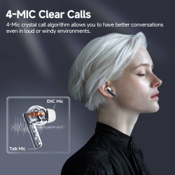 Buy QCY MeloBuds Neo White - MeloBuds Neo - TWS Bluetooth Earbuds with LED Displ... in Cyprus, Nicosia, Limassol, Larnaka, Pafos