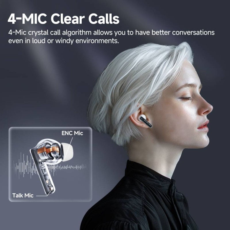 Buy QCY MeloBuds Neo White - MeloBuds Neo - TWS Bluetooth Earbuds with LED Displ... in Cyprus, Nicosia, Limassol, Larnaka, Pafos
