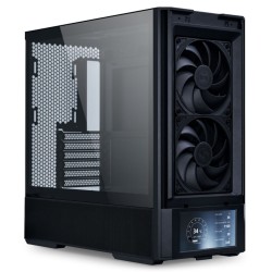 Buy LANCOOL 207 DIGITAL Black - 207 - Micro-ATX Tower with 6-inch LCD, 4 fans (2... in Cyprus, Nicosia, Limassol, Larnaka, Pafos