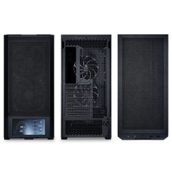 Buy LANCOOL 207 DIGITAL Black - 207 - Micro-ATX Tower with 6-inch LCD, 4 fans (2... in Cyprus, Nicosia, Limassol, Larnaka, Pafos