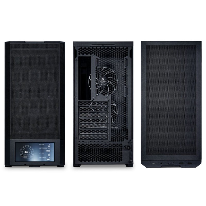 Buy LANCOOL 207 DIGITAL Black - 207 - Micro-ATX Tower with 6-inch LCD, 4 fans (2... in Cyprus, Nicosia, Limassol, Larnaka, Pafos