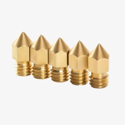 Buy CREALITY Brass Nozzle Kit 0.4mm - 6x13mm - 5 pcs in Cyprus, Nicosia, Limassol, Larnaka, Pafos