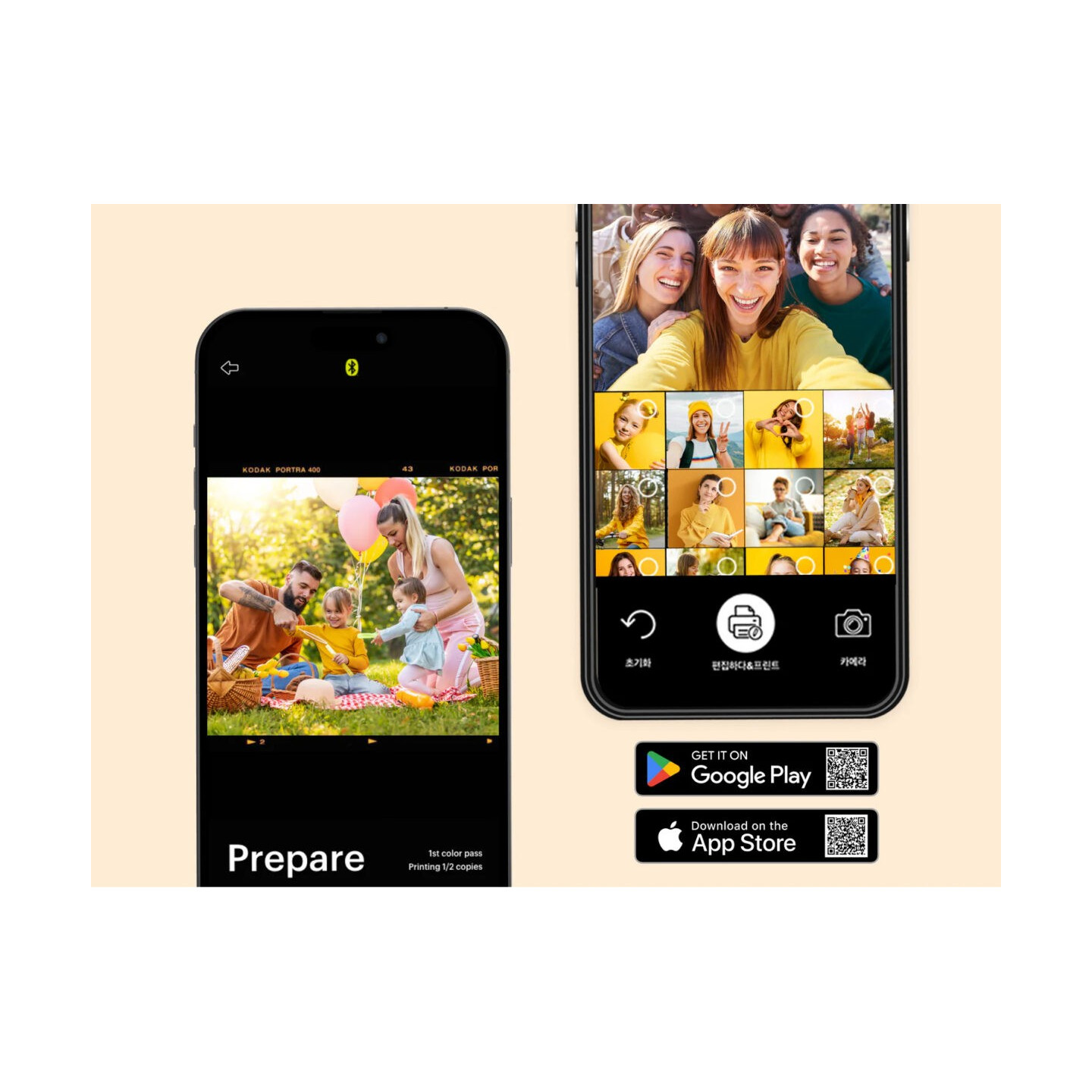 Kodak Mini Shot 2 Retro - Instant Camera & Photo Printer - Bluetooth, 8 Sheets — Buy in Cyprus with Fast Delivery