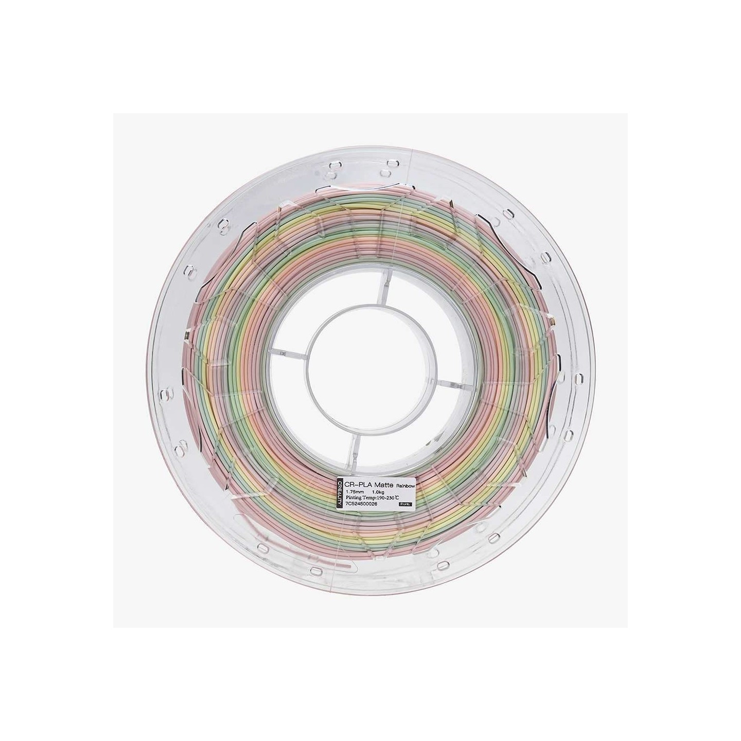 CREALITY CR-PLA Matte Rainbow Filament - 3301010458 - (Matte Rainbow, 1 kg, 1.75 mm) — Buy in Cyprus with Fast Delivery