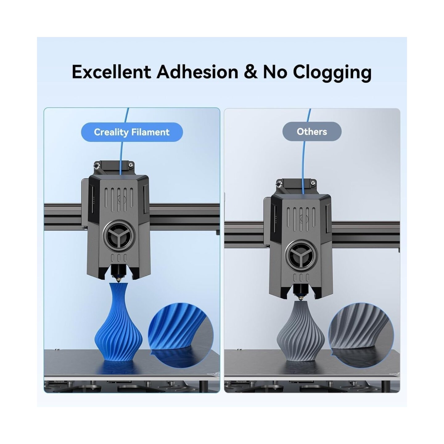 Creality EN-PLA Value Pack 4kg - 3301010473 - Black & White, 1.75mm PLA Filament — Buy in Cyprus with Fast Delivery