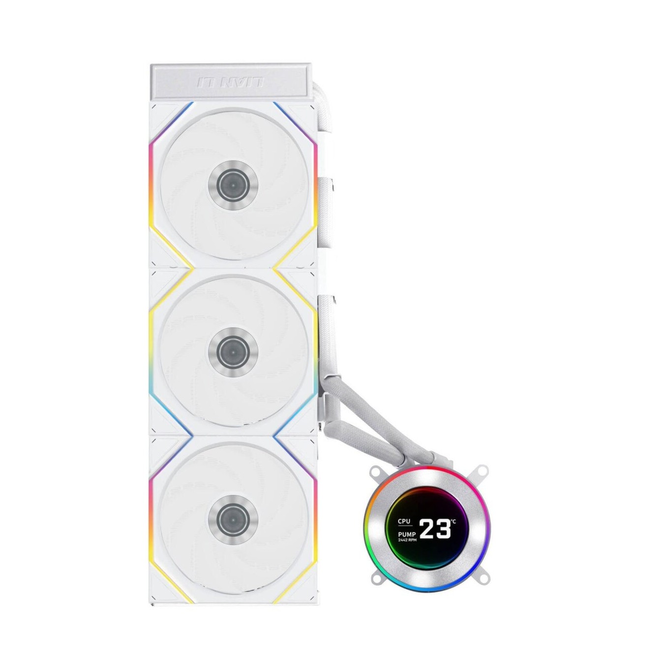 Lian Li HydroShift II LCD-C 360TL - HYDROSHIFT II LCD-C 360TL - White — Buy in Cyprus with Fast Delivery