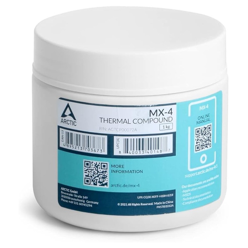 Buy ARCTIC MX-4 1kg - MX-4 - (Gray, 1 kg, Non-metallic Thermal Paste) in Cyprus, Nicosia, Limassol, Larnaka, Pafos