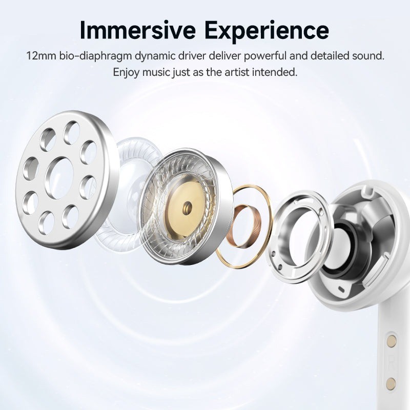 Buy QCY Melobuds N50 ANC White - N50 - ANC 45dB, TWS, IPX4, BT5.4 in Cyprus, Nicosia, Limassol, Larnaka, Pafos